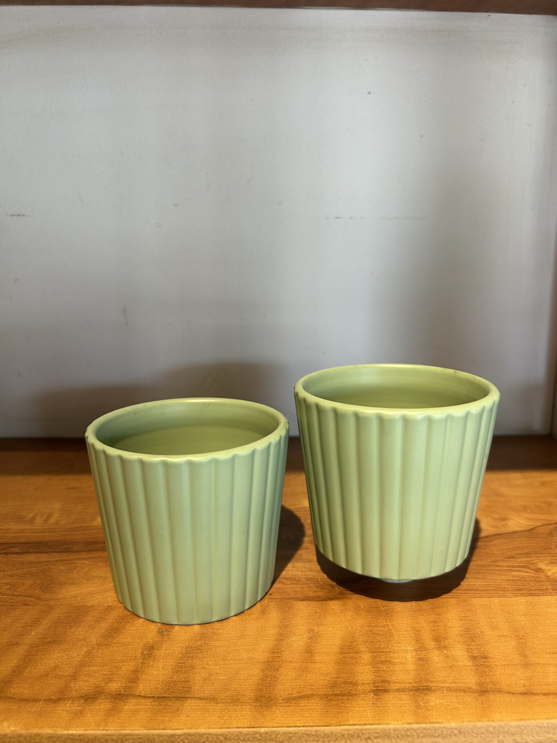 CERAMIC PLANTER - MATTE, green - Image 3