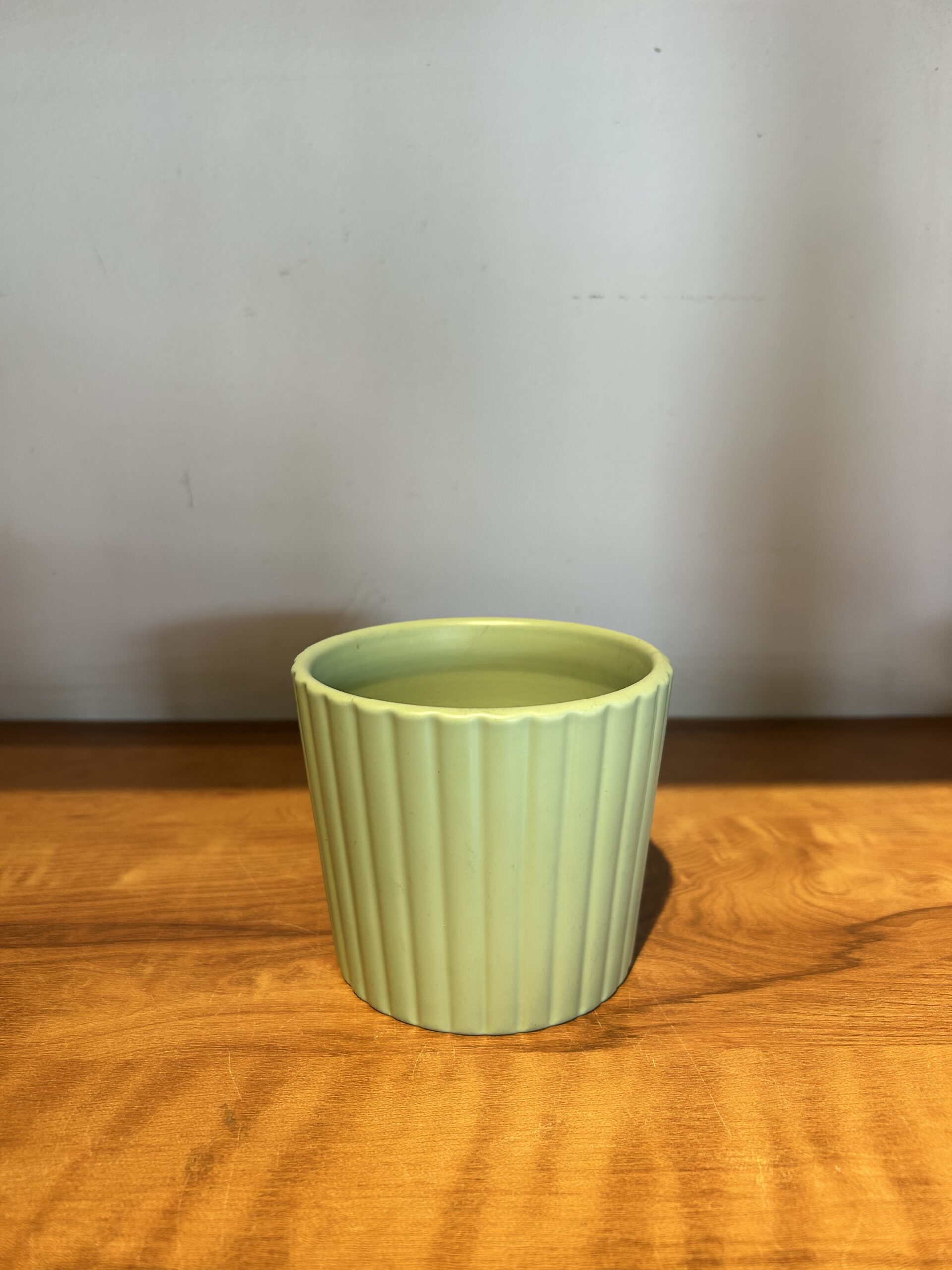 CERAMIC PLANTER - MATTE, green - Image 2