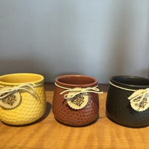 CERAMIC MINI PLANTERS - Pack of three